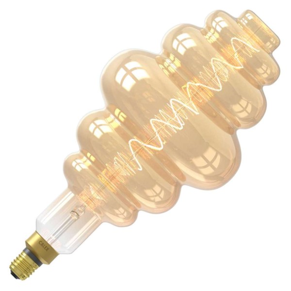 Het model met de meeste rondingen en een spiraalvormig filament. De "curly" leds en de gouden afwerking geven deze lichtbron een klassieke uitstraling. Dit model komt het best tot zijn recht met onze bijpassende accessoires of e27 pendants sets.