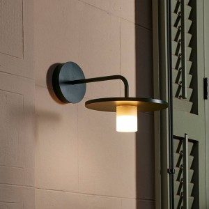 Carpyen LED buitenwandlamp Montoya onder stralend, groen