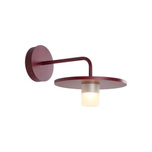 Carpyen LED buitenwandlamp Montoya onder stralend, rood