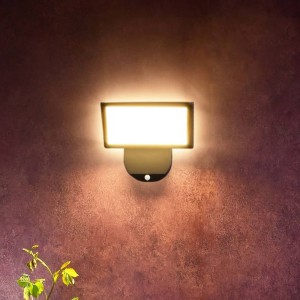 Deko-Light Buitenwandlamp Alkes L met sensor, 30 cm