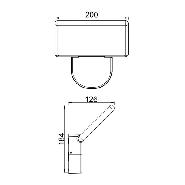 Deko-light buitenwandlamp alkes s