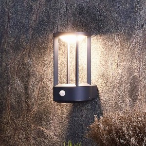 Deko-Light LED buiten wandlamp Albaldah, donkergrijs