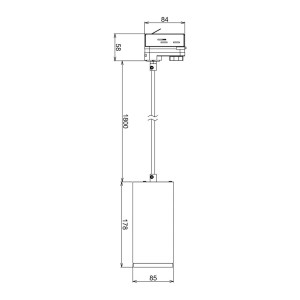 Deko-Light LED hanglamp Phase 20W zwart