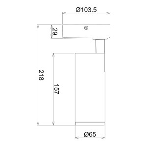 Deko-Light LED plafondspot Lucea, verstelbaar, 10 W wit