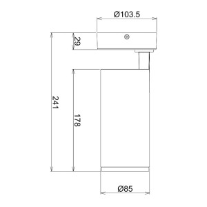 Deko-Light LED plafondspot Lucea, verstelbaar, 15 W Wit