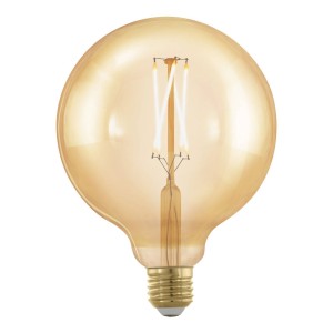 EGLO LED bollamp E27 G125 4W 1.700K filament goud