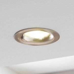 EGLO LED inbouwspot Saliceto rond stijf 2.700K nikkel