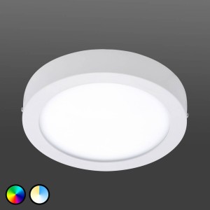 EGLO connect Fueva-C plafondlamp rond 22,5cm wit