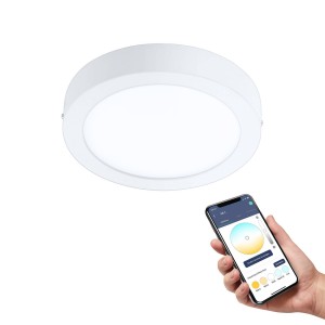 EGLO connect Fueva-Z plafondlamp, Ø 21cm wit