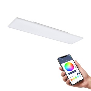 EGLO connect Turcona-Z LED plafondlamp 120x30cm