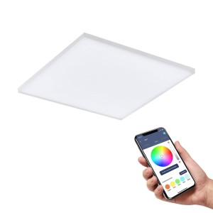 EGLO connect Turcona-Z LED plafondlamp 45x45cm