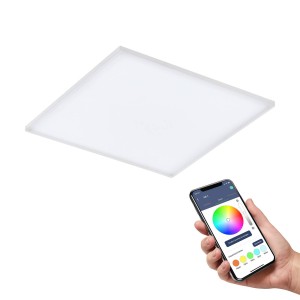 EGLO connect Turcona-Z LED plafondlamp 60x60cm