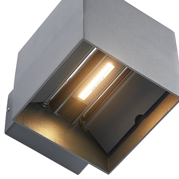 Elc esani led buiten wandlamp antraciet 3