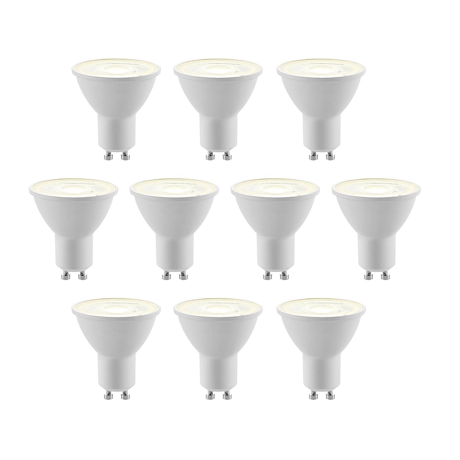 Elc led-reflector gu10 5w 10 stuks/pak 4000k 36°