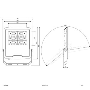 EVN Panthera LED buitenspot IP65 150W 4.000K