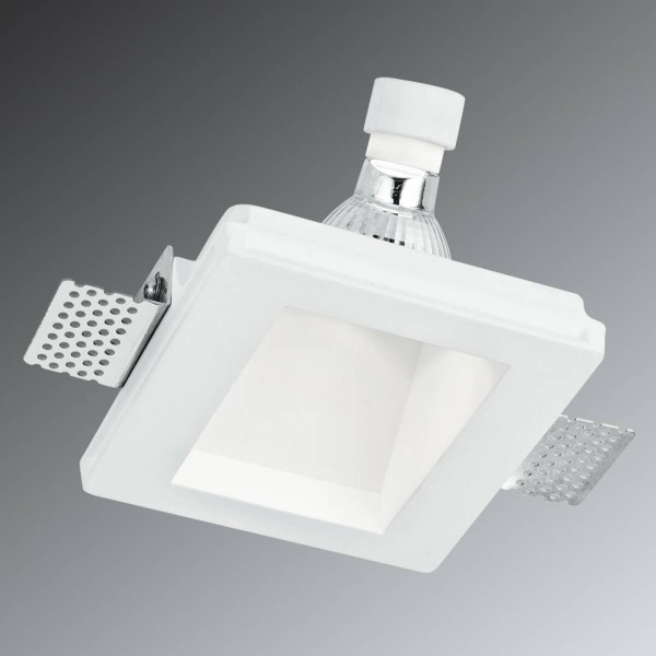 Eco-Light Ghost - halogeen-inbouwspot uit gips - d. 6