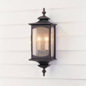 Elstead Buitenwandlamp Market Square 2, brons