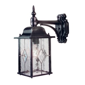 Elstead Buitenwandlamp Wexford WX2, lantaarn hangend