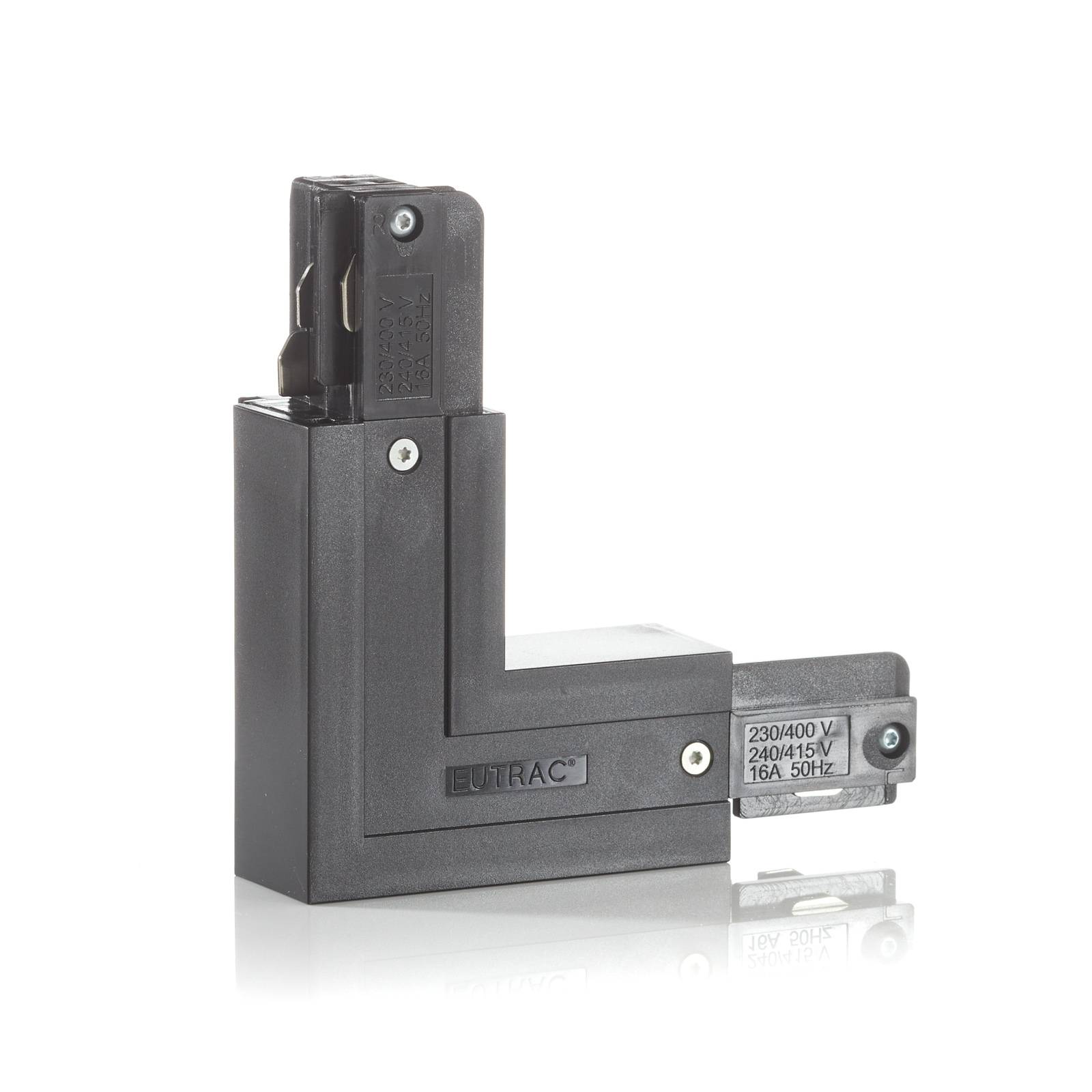 Eutrac l-connector aardedraad innes, zwart