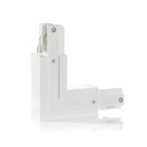 Eutrac L-connector aardedraad extern, wit