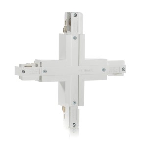 Eutrac X connector met optie voor voeding, wit