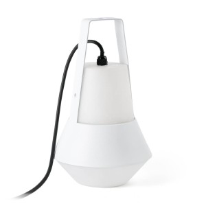 FARO BARCELONA Cat – mobiele buitenlamp in wit