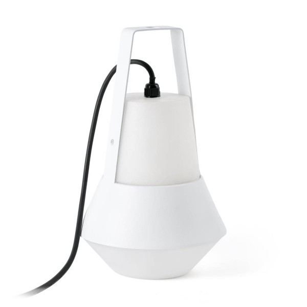 Faro barcelona cat - mobiele buitenlamp in wit