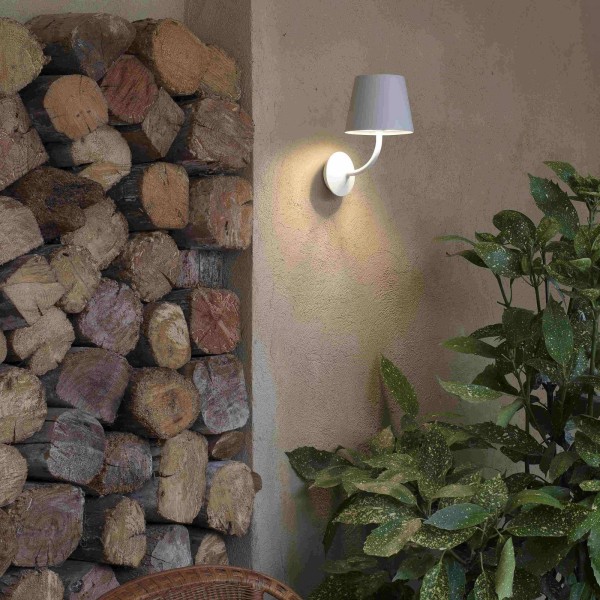 Faro barcelona led buitenwandlamp toc van aluminium