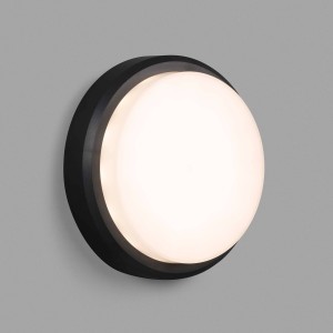 FARO BARCELONA LED buitenwandlamp Tom XL, IK10, donkergrijs/wit