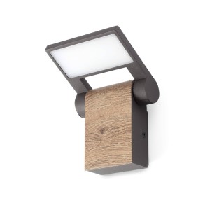 FARO BARCELONA LED buitenwandlamp Wood