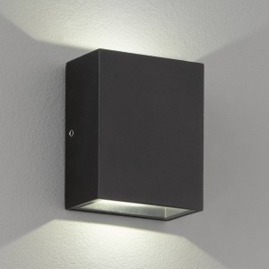 FISCHER & HONSEL LED buitenwandlamp Denver, zwart