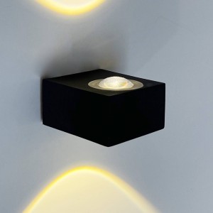 FISCHER & HONSEL LED buitenwandlamp Helsinki, zwart