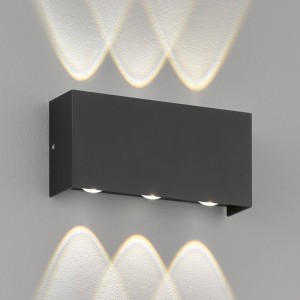 FISCHER & HONSEL LED buitenwandlamp Nairobi, zwart