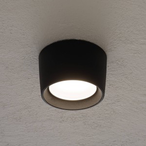 Fumagalli Downlight Livia Ø 16 cm zwart/berijpte kunsthars GX53 CCT