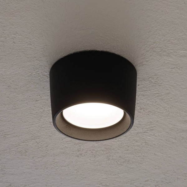 Fumagalli downlight livia ø 16 cm zwart/berijpte kunsthars gx53 cct