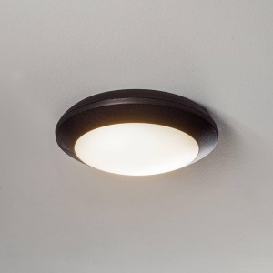 Fumagalli LED buiten plafondlamp Berta, zwart, CCT