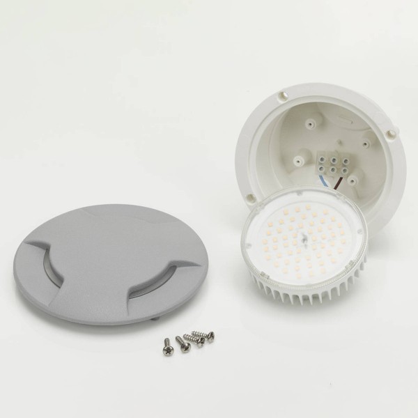 Fumagalli led grondspot nbouwlamp ceci 160 3l grijs cct 2