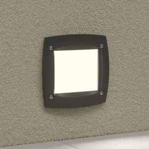 Fumagalli LED inbouwlamp Leti 100 Square zwart 3W CCT