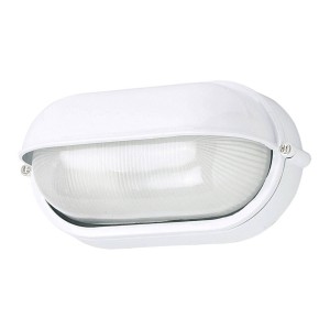 G & L Handels GmbH Buitenwandlamp 400180 ovaal, wit