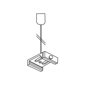 GLOBAL Ophangset 3-fasen railsysteem Noa, 300cm grijs