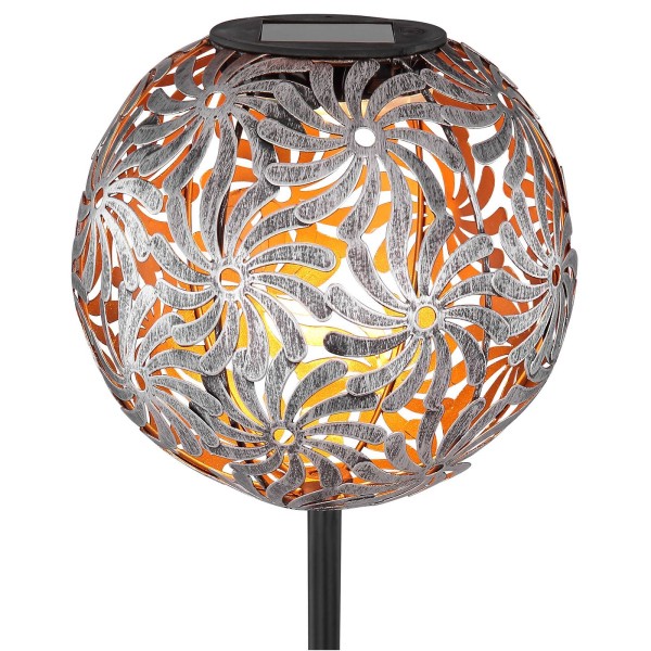 Globo led solarlamp 33632 met metalen bol