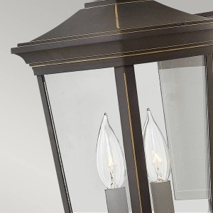 HINKLEY Buitenwandlamp Bromley 2 medium, brons