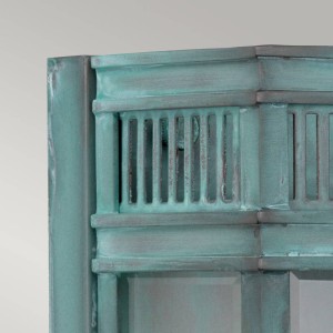 HINKLEY Buitenwandlamp Holborn, finish verdigris, 1-lamps