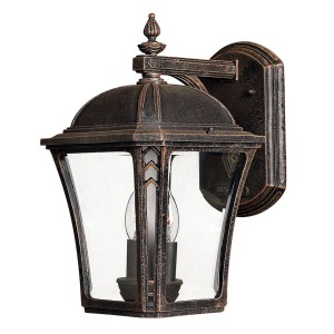 HINKLEY Buitenwandlamp Wabash M, hoogte 34,9 cm