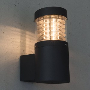 Heitronic Buisvormige buitenwandlamp Kresos