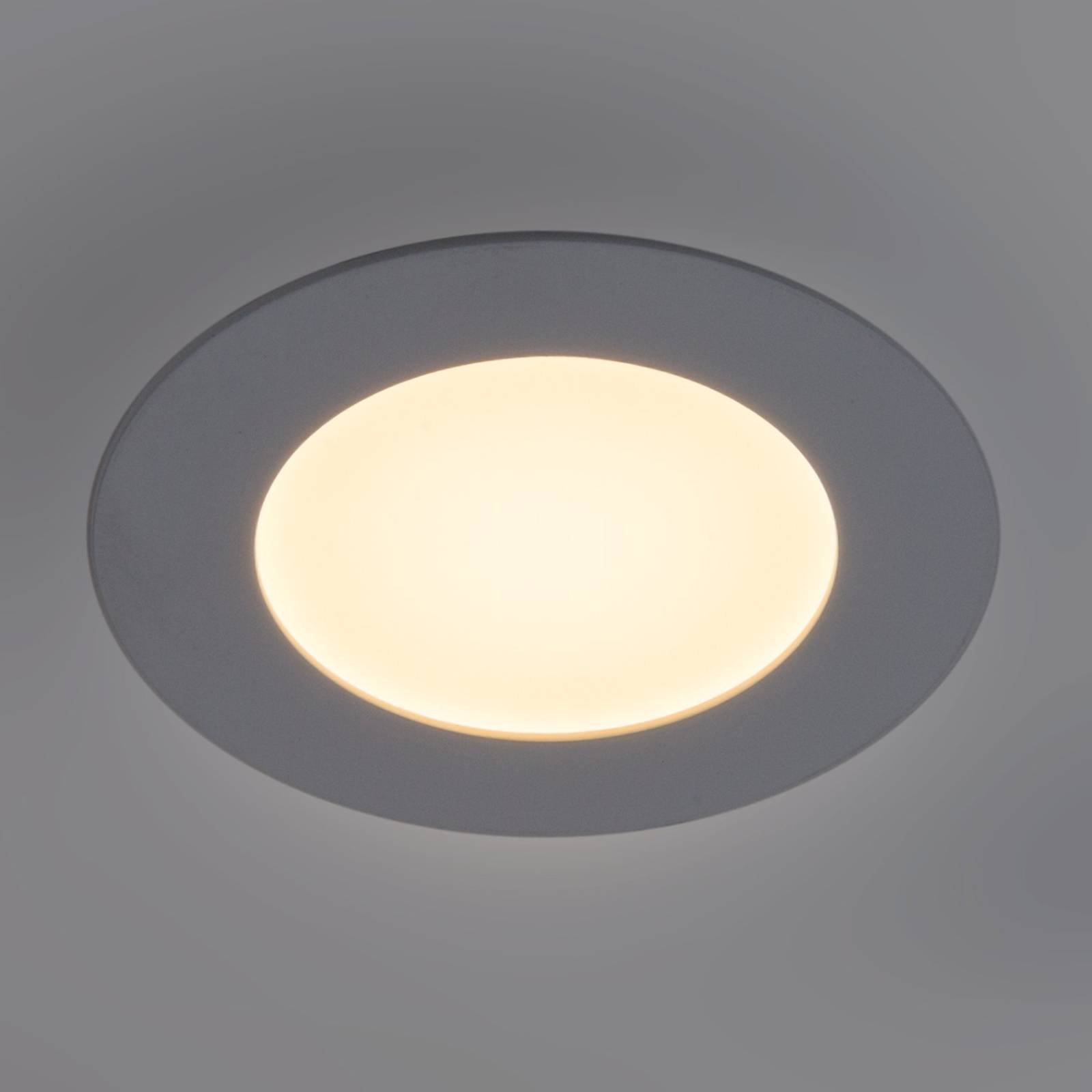 Heitronic led paneel lyon rond ø 16,8 cm dimbaar