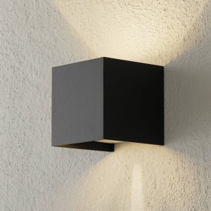 Helestra Siri 44 buitenwandlamp up/down zwart