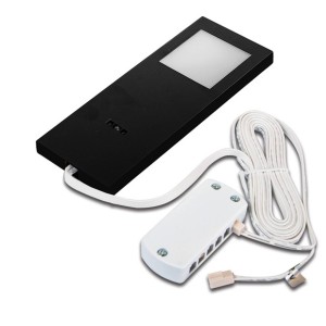 Hera Onderbouwlamp LED Slim-Pad F dimmer 3.000K zwart