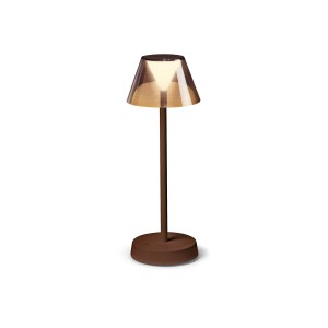 Ideallux Ideal Lux Lolita LED terraslamp, accu Coffee