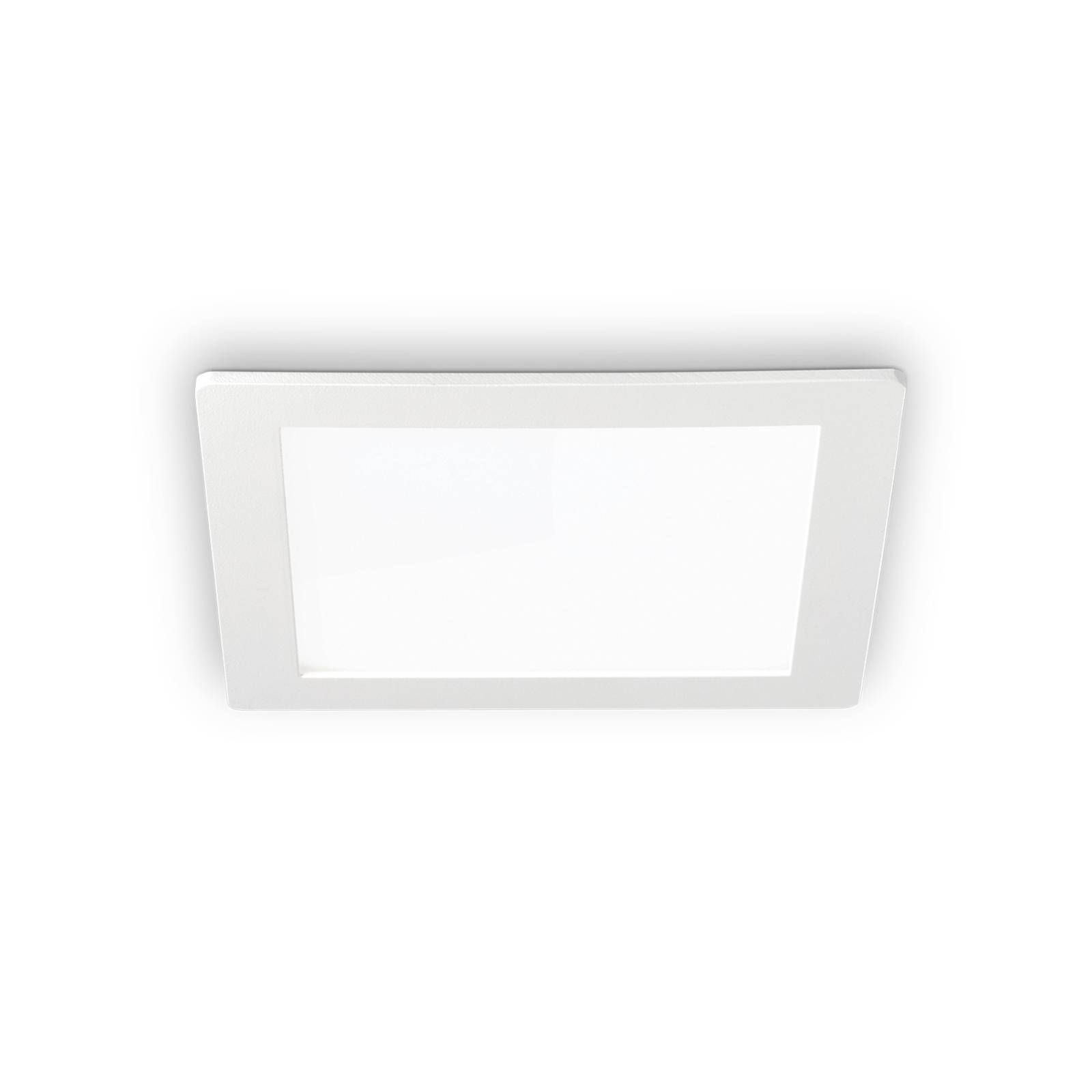 Ideallux led plafond inbouwlamp groove square 11,8×11,8 cm